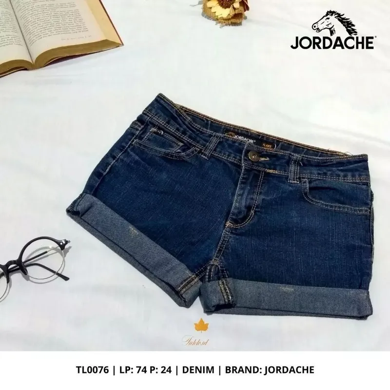 Streetwear Minimalist Short Wanita navy gray photo 1
