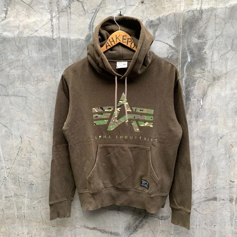 Hoodie Alpha Industries Big Logo Camo Second photo 1