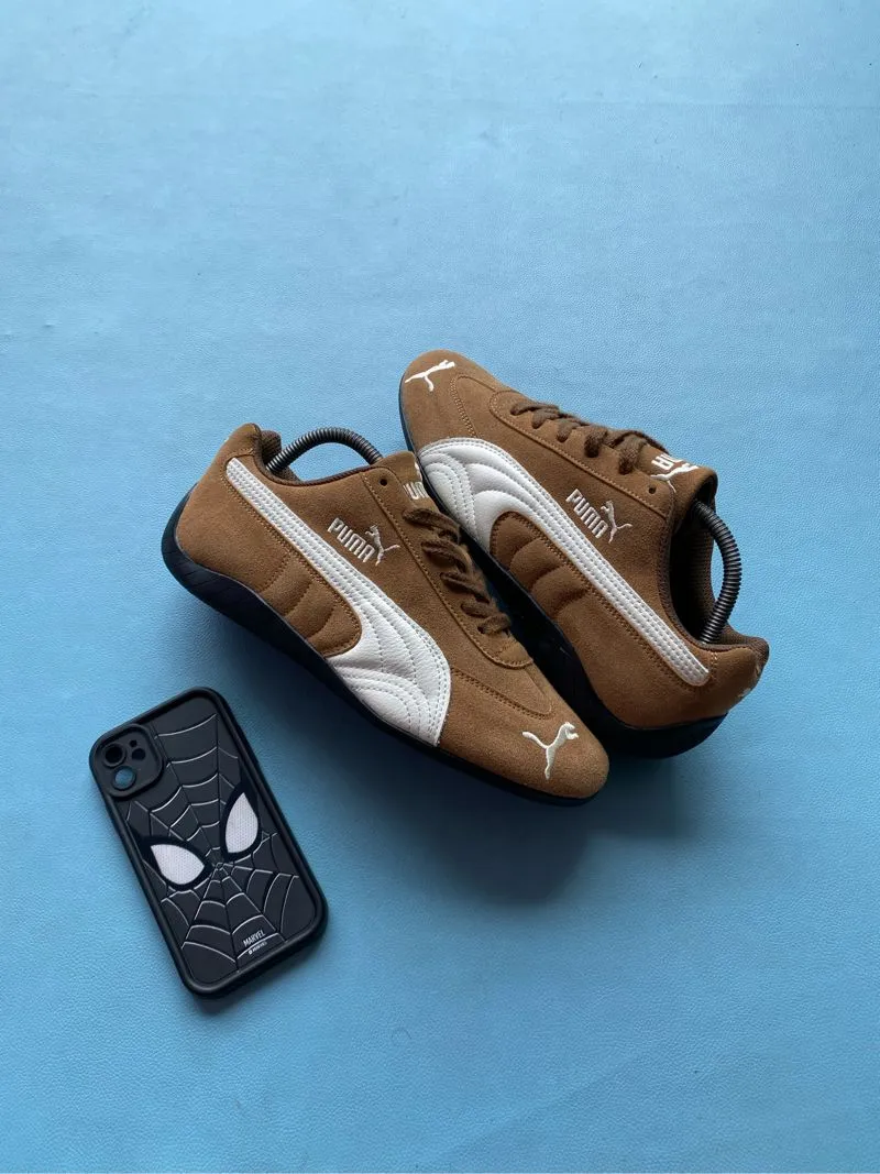 Puma Casual Sneakers Pria white brown photo 1
