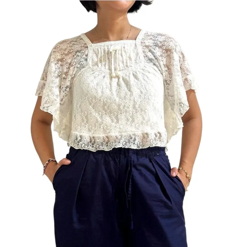 Lace Cape Top photo 1