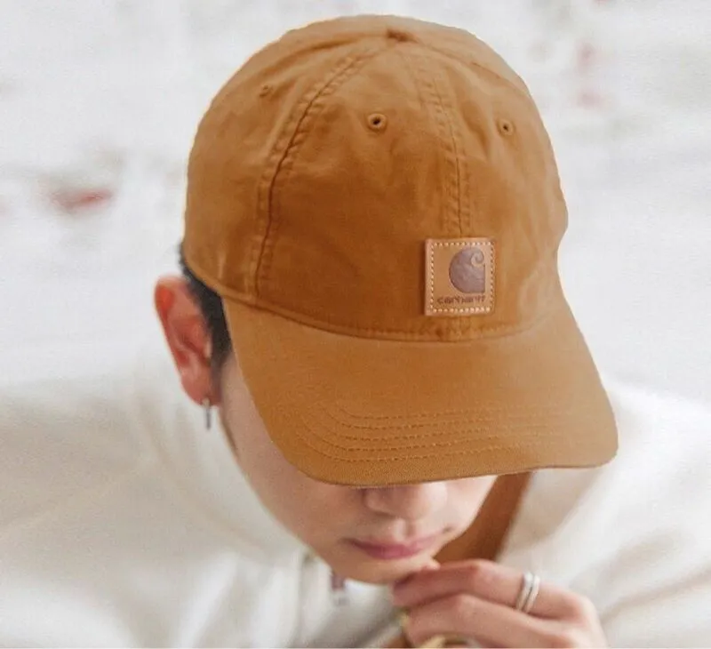 Carhartt odessa duck canvas patch logo cap hat photo 1