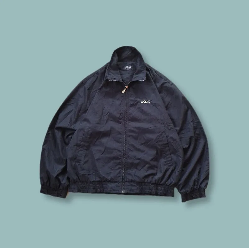 Jaket Windbreaker Asics Hitam L-XL photo 1