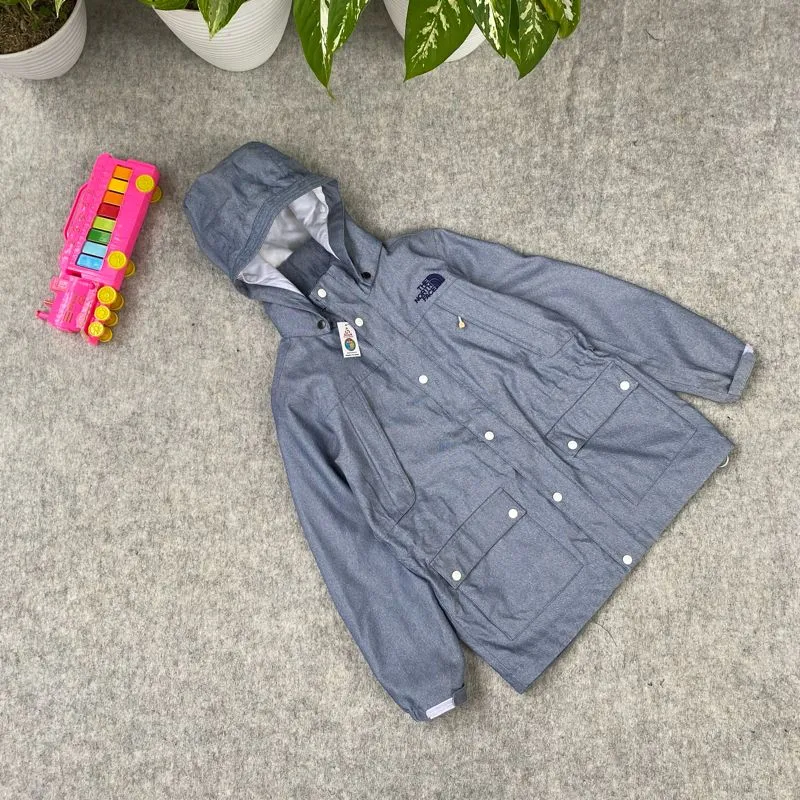 Jacket outdoor parka the north face hyvent abu denim anak photo 1
