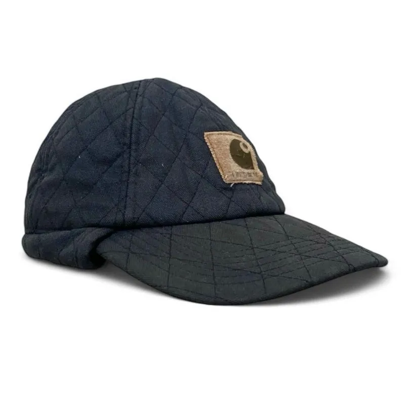 Topi Carhartt Quilted Hunting Ear Flat cap Vintage photo 1