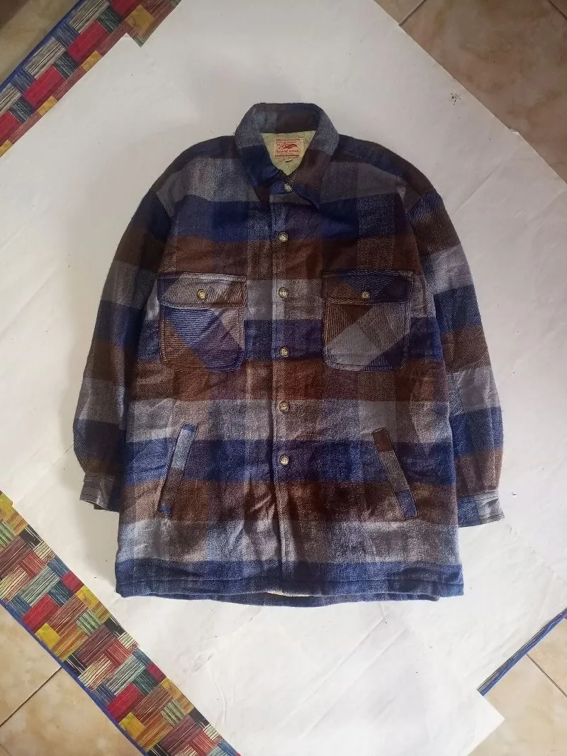 Vintage Casual Varsity jacket Pria brown photo 1