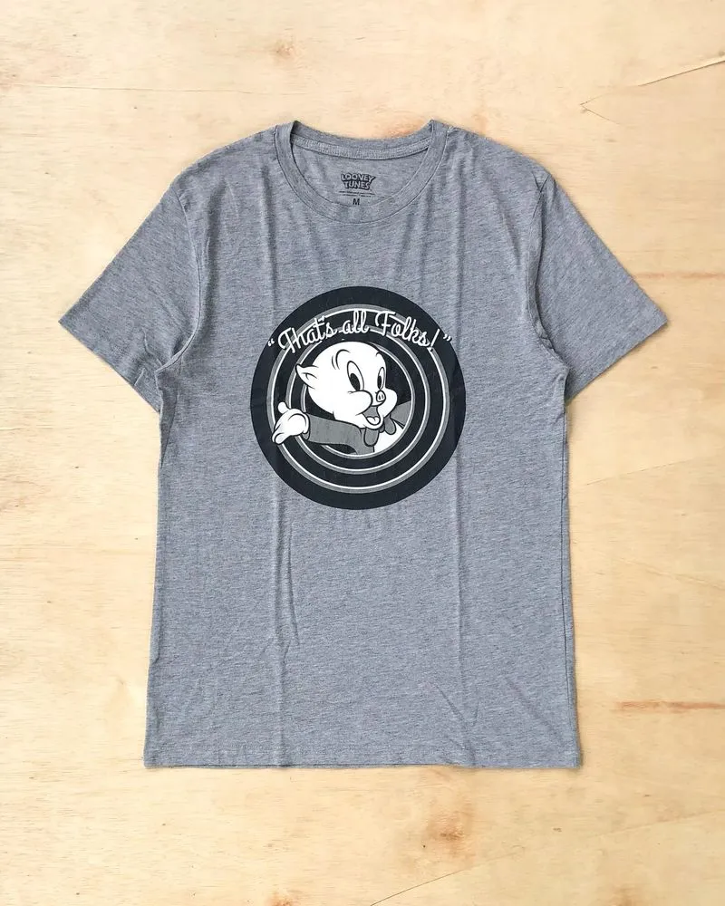 Vintage Casual T-shirt Pria gray photo 1