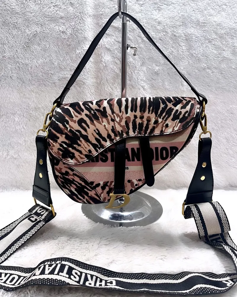 Dior Luxury Futurist Shoulder bag Wanita brown black photo 1