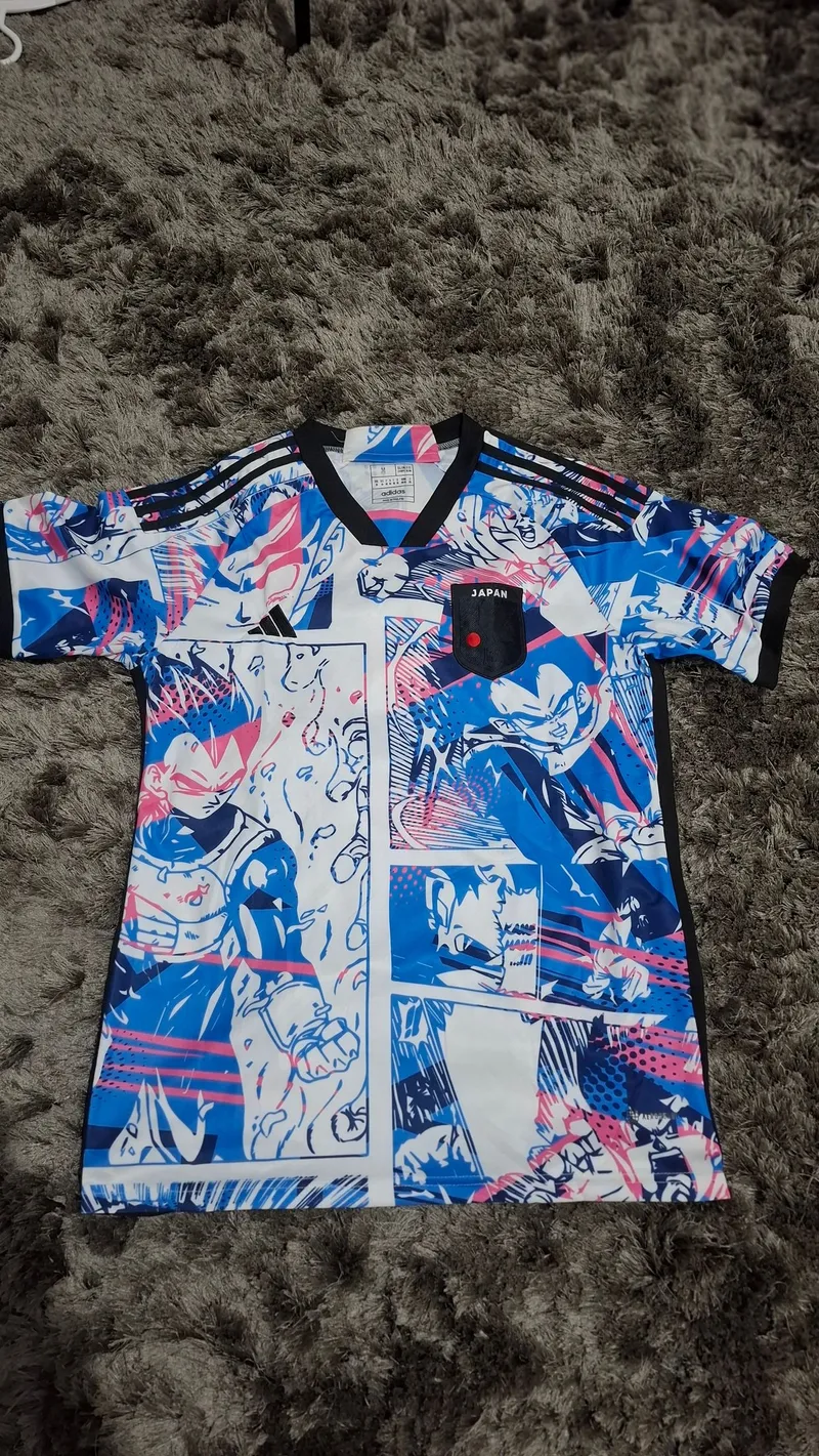 Streetwear Jersey Pria white blue photo 1
