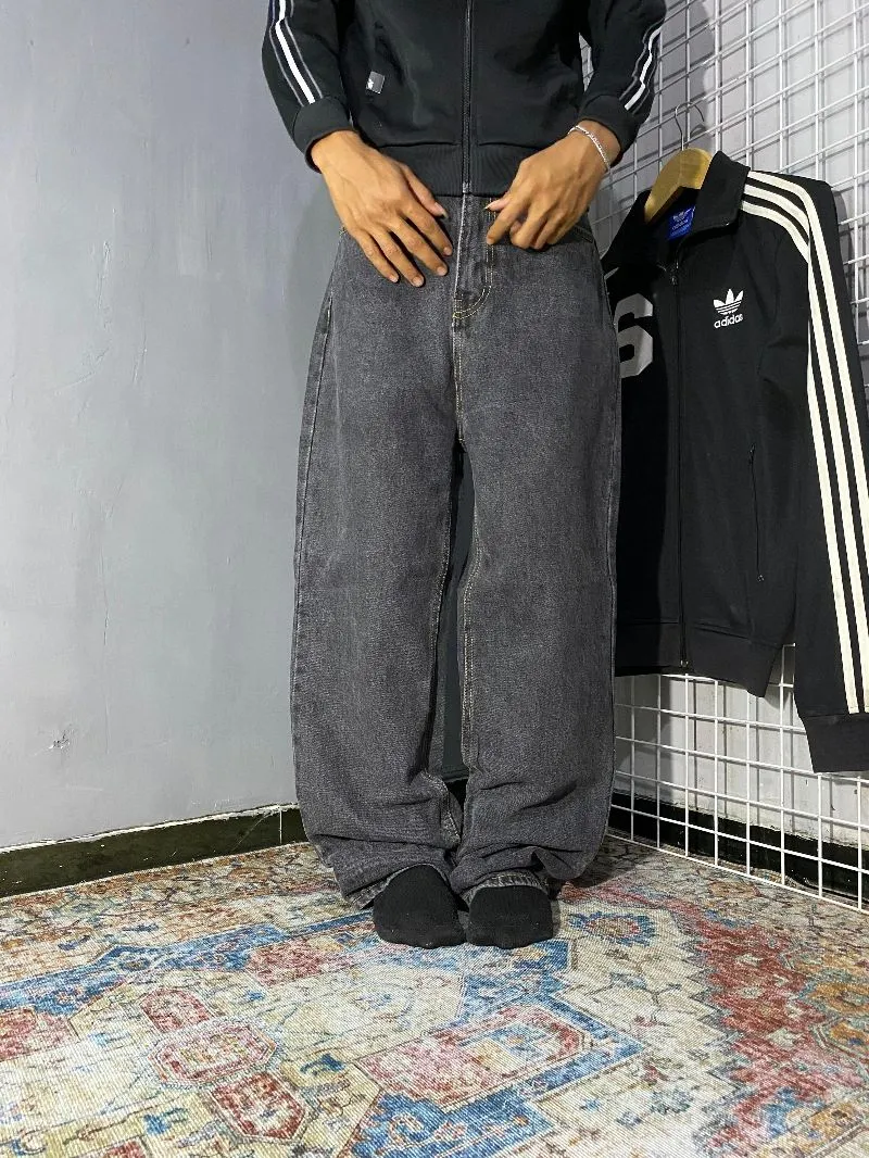 Baggy jeans grey charcoal  photo 1