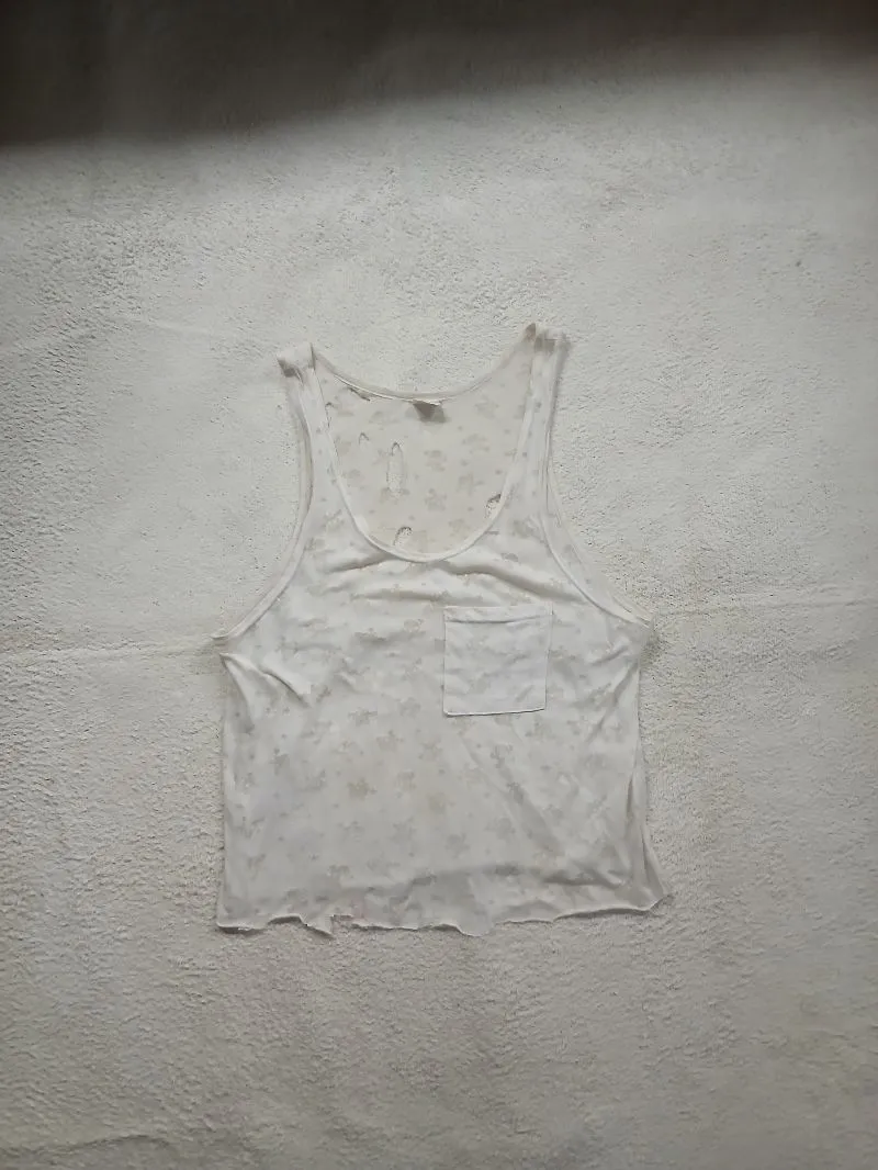 Skull Punk Tanktop Disstressed photo 1