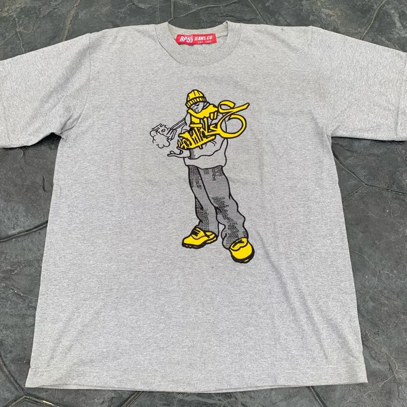 Southpole Streetwear Y2K T-shirt Pria gray photo 1