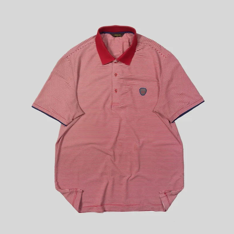 Sportswear Polo shirt Pria white red photo 1