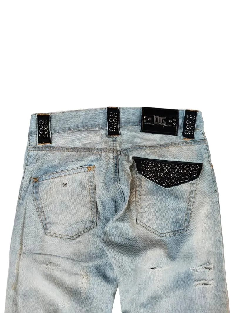 2006 ss runway Dolce gabanna burn rockstar distressed jeans photo 1
