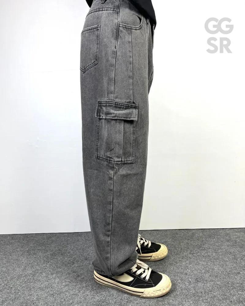 Streetwear Casual Casual pants Pria gray photo 1