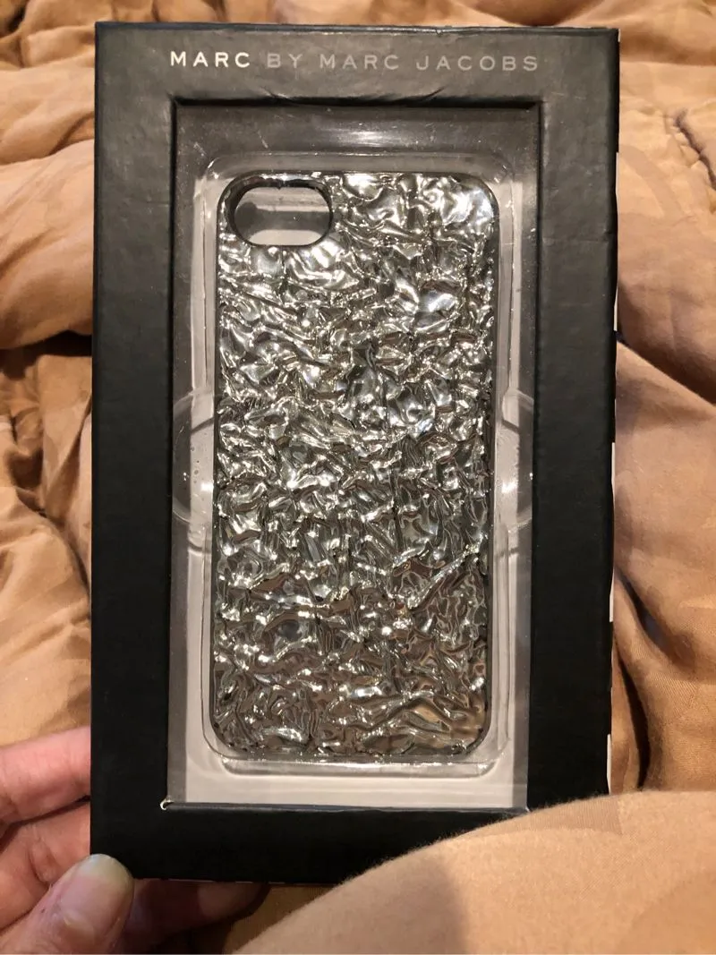 Marc by marc jacobs silver foil covered iphone 5 case photo 1