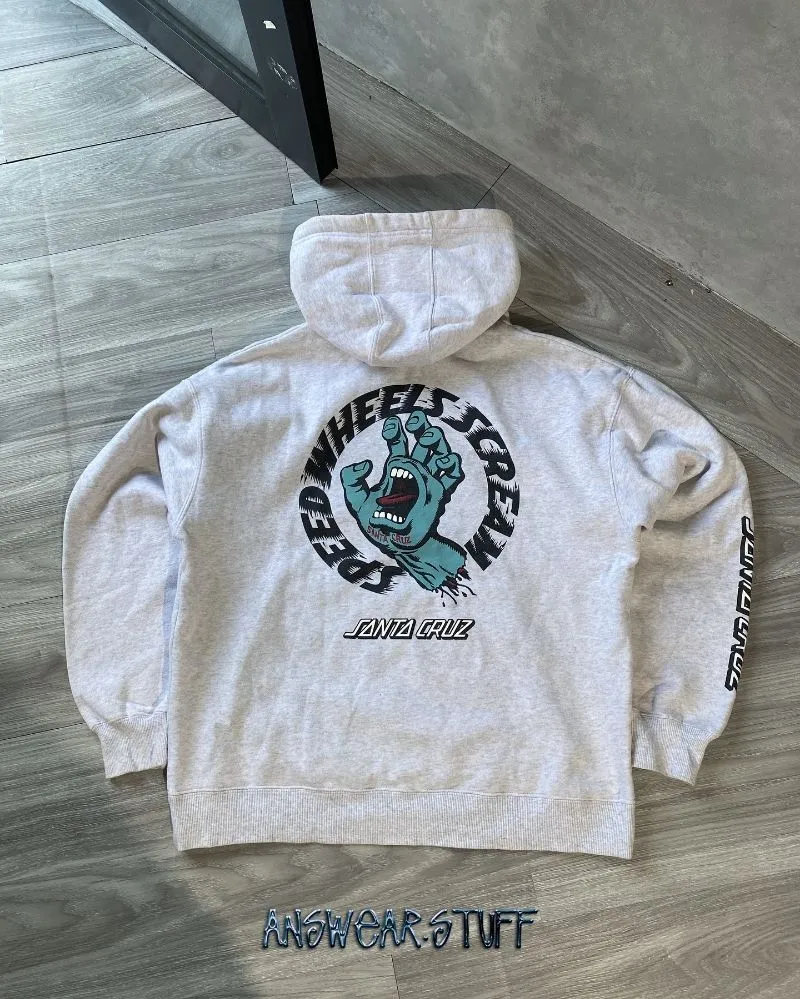 HOODIE SANTA CRUZ HAND SCREAM SPEED WHEELES photo 1