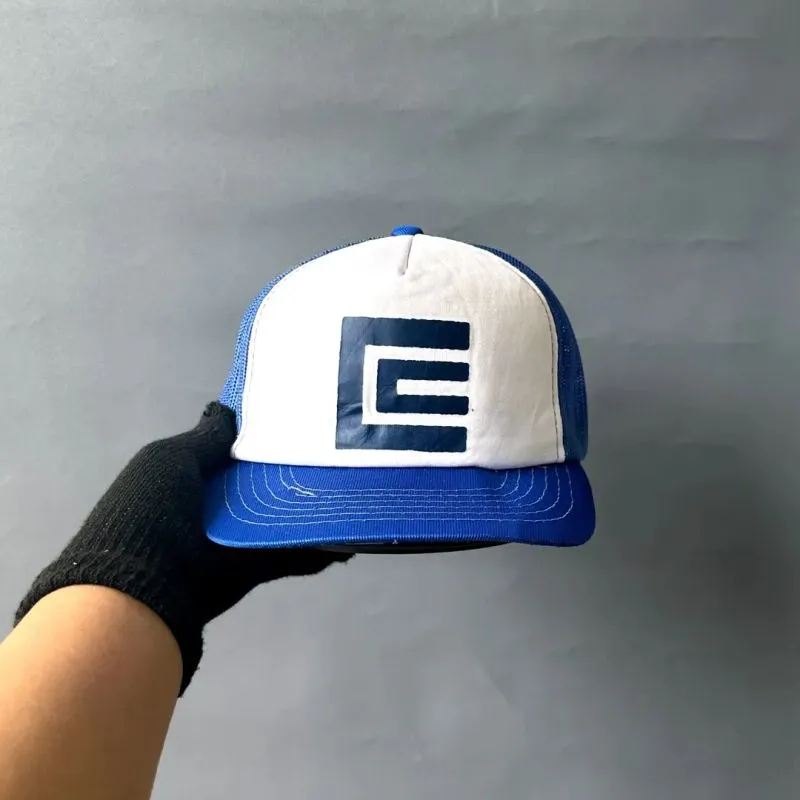 Skater Hat Pria white blue photo 1