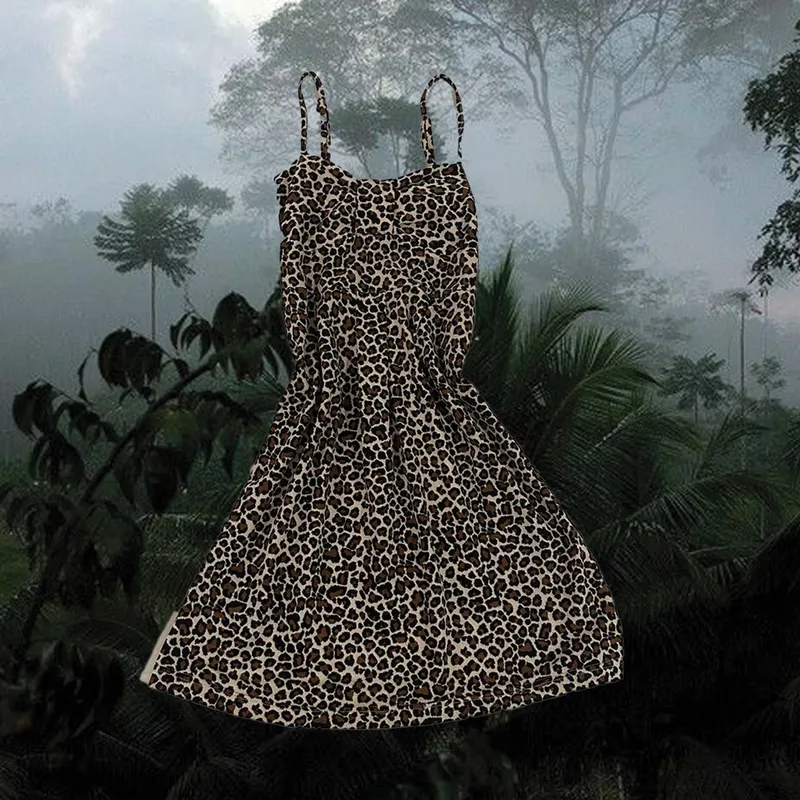 Leopard mini dress super sexy hella photo 1