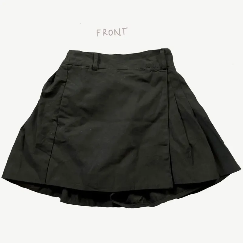 Y2K Coquette Mini skirt Wanita black photo 1
