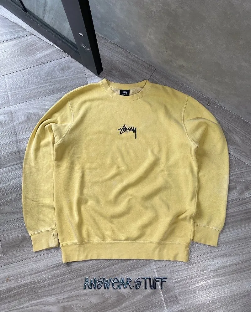 CREWNECK STUSSY BASIC  CENTER LOGO photo 1
