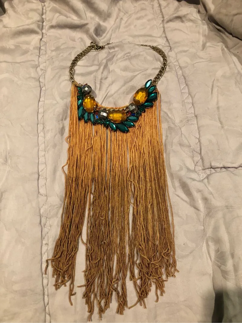 Kalung wanita long necklace topshop photo 1