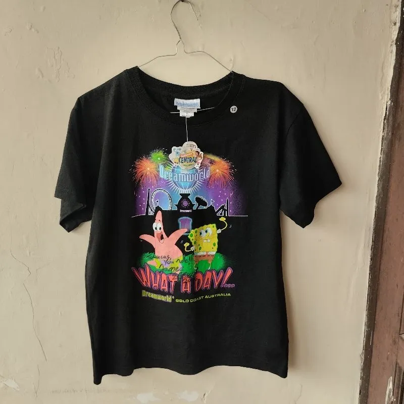 T-shirt Dream world What A day Spongebob Original photo 1