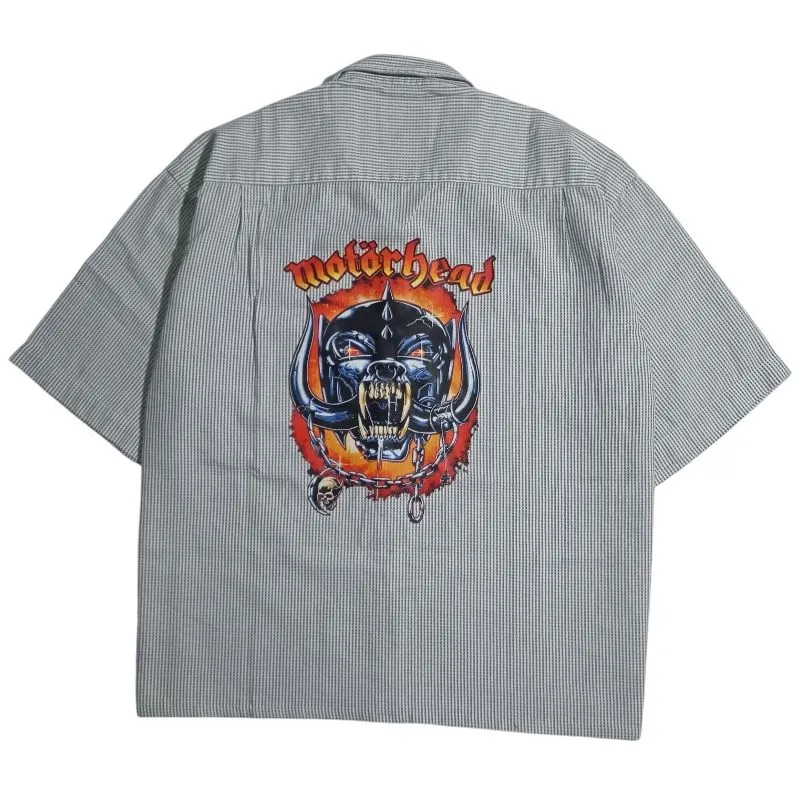 Japanese brand Casual Reworked Casual shirt Pria gray photo 1