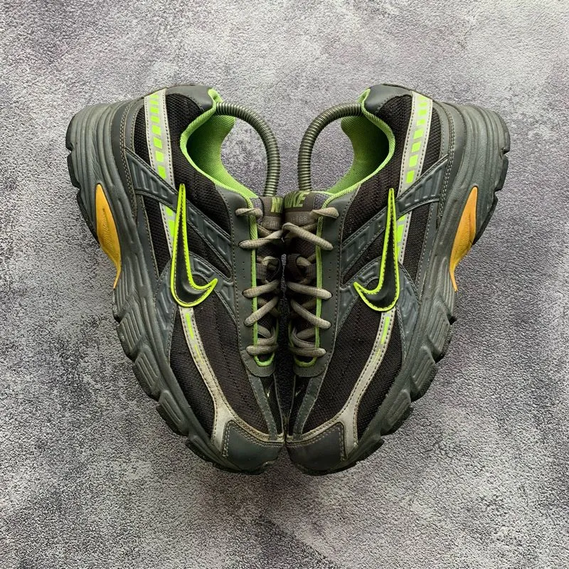 RARE Nike Initiator Neon Green Black Grey Original photo 1