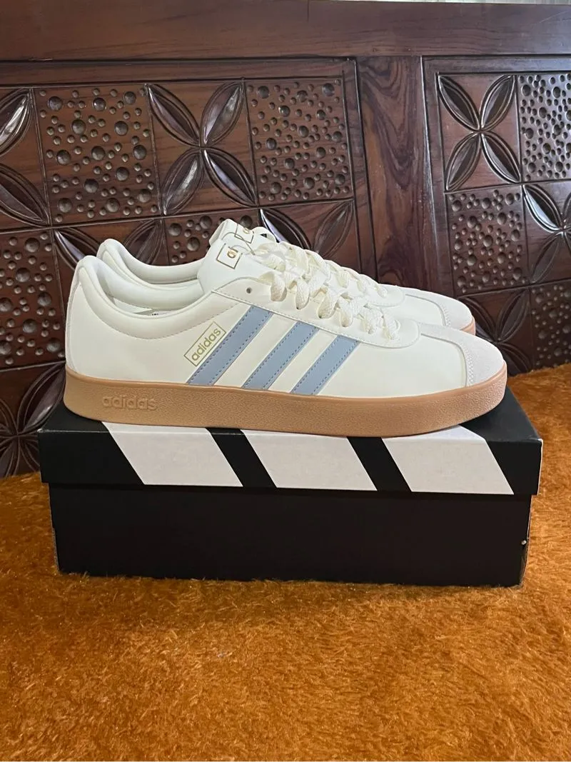 Adidas Vl Court 2,0 White Blue photo 1