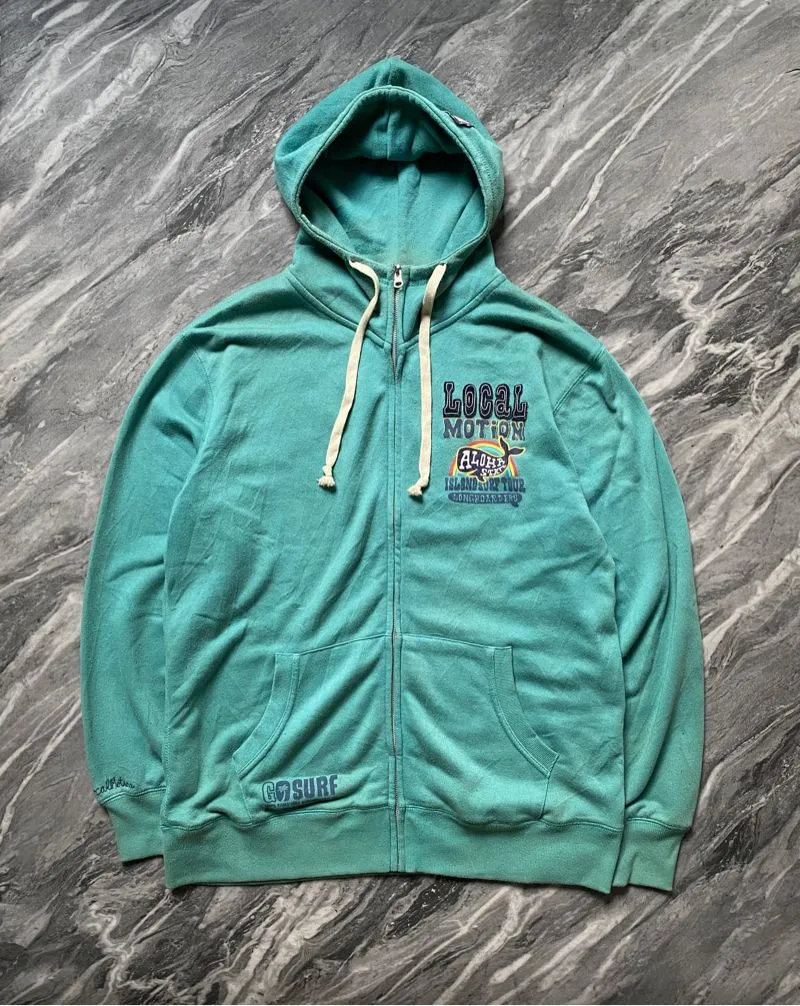 Streetwear Hoody Pria green photo 1