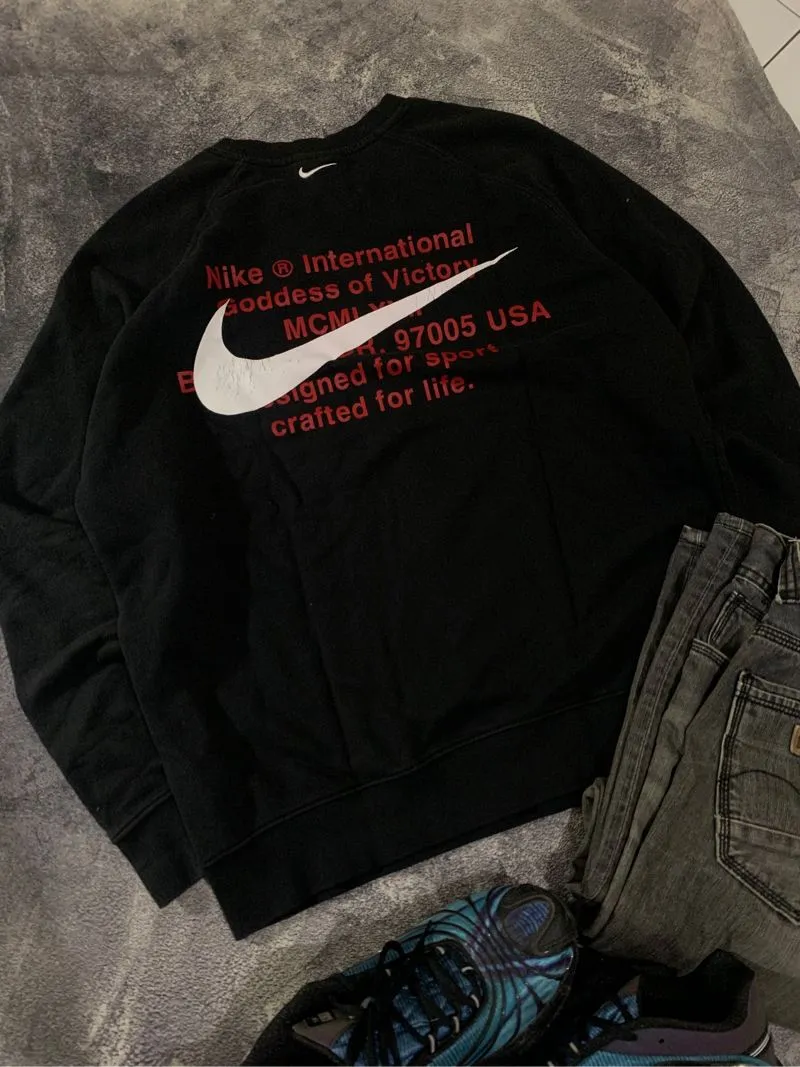 Nike double swoosh crewneck photo 1