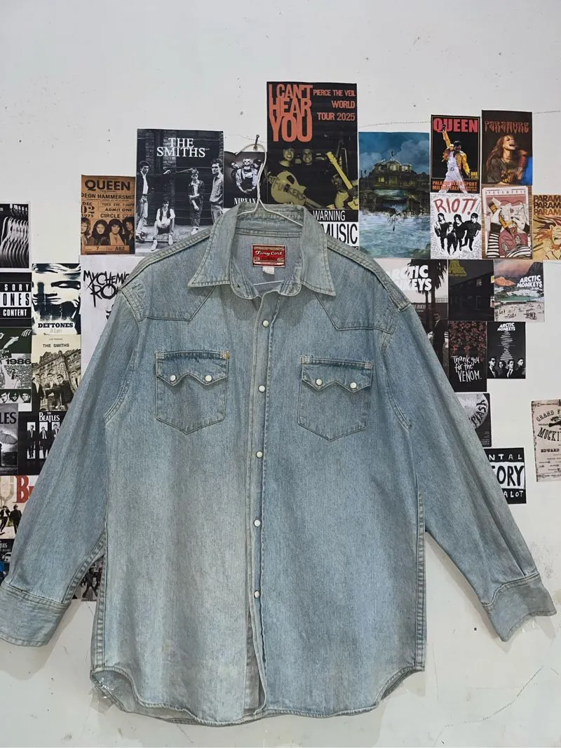 Tomy Cort Blue Denim Jacket photo 1