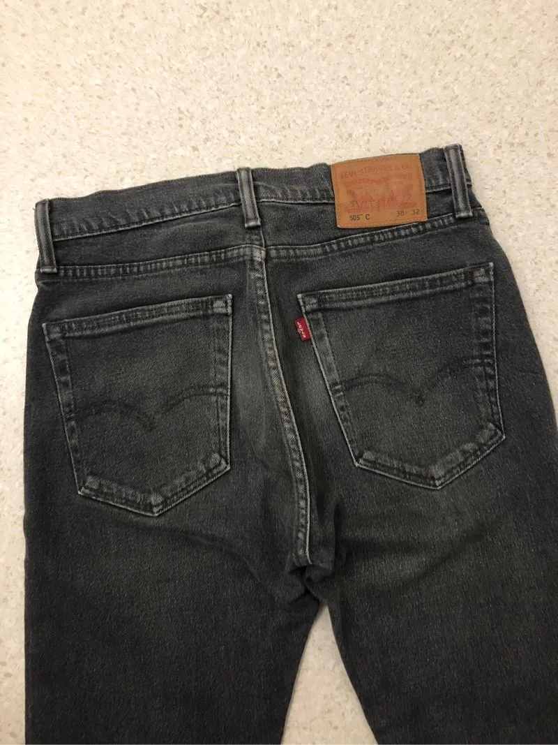 Levi’s 505 C Washed Black Jeans photo 1