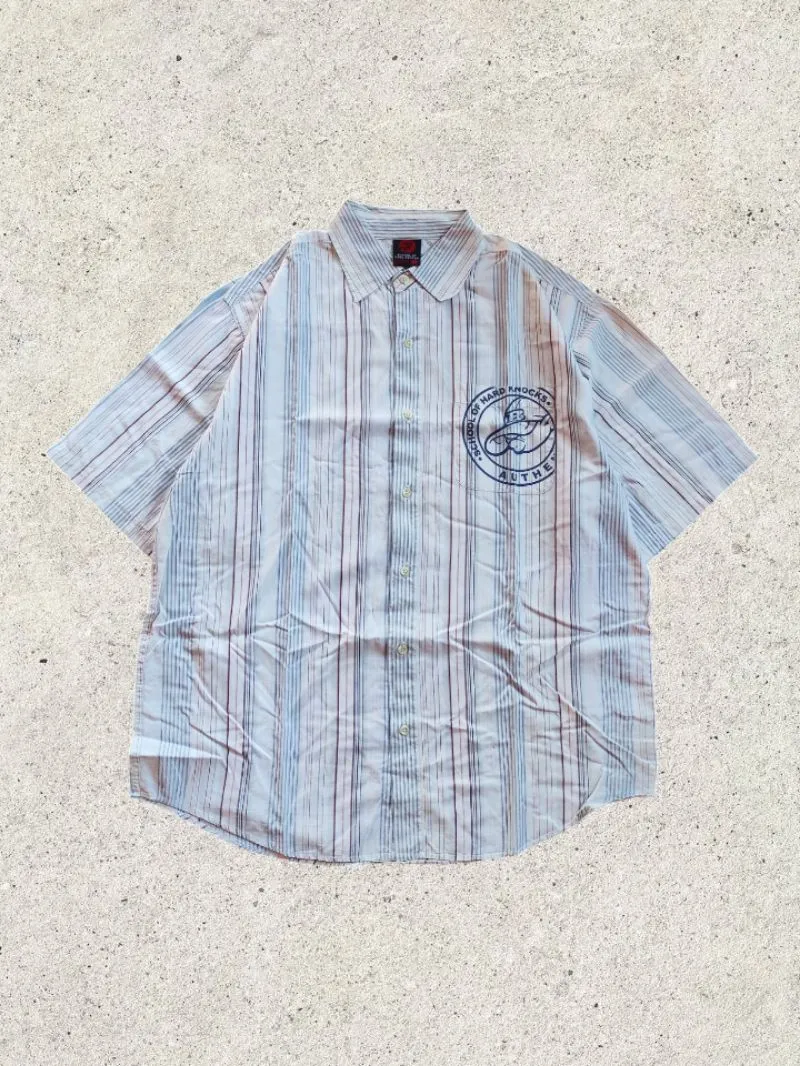 Vintage Streetwear Casual shirt Pria white photo 1