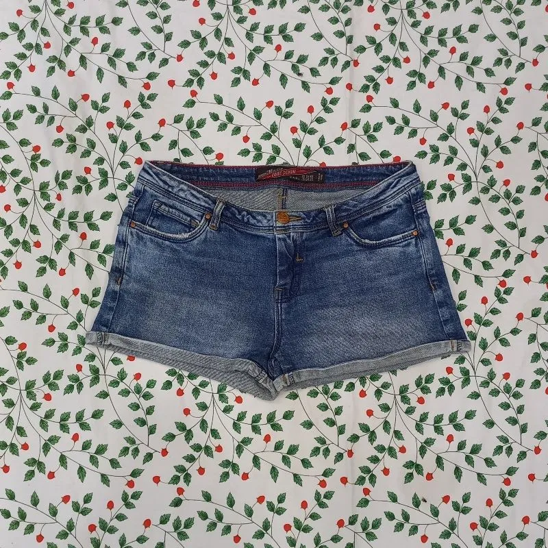Zara vintage denim shorts photo 1