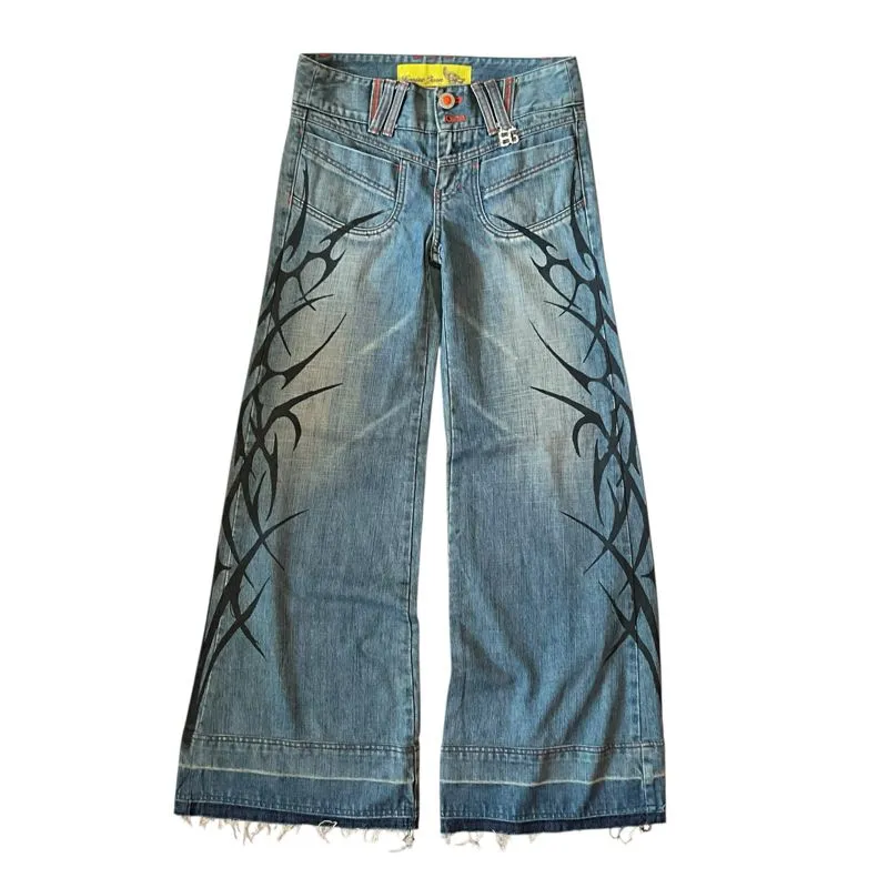 TRIBAL FLARE JEANS  photo 1