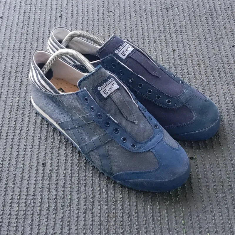 Onitsuka Tiger Streetwear Casual Sneakers Wanita navy photo 1