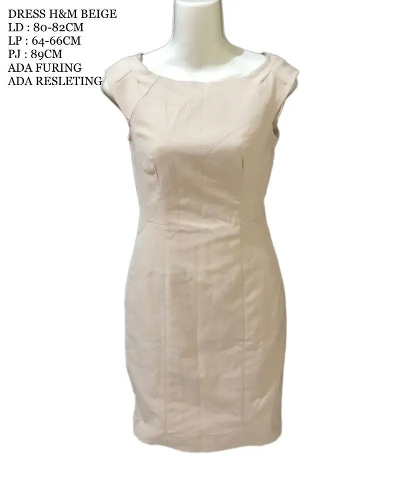 PL DRESS H&M BEIGE/CREAM photo 1