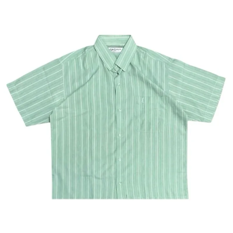 YSL YvesSaintLaurent kemeja boxy skena kalcer shirt vintage photo 1