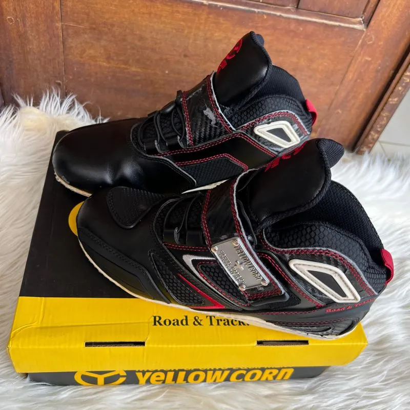 Sepatu Yellow Corn YS-001 Black Red original photo 1