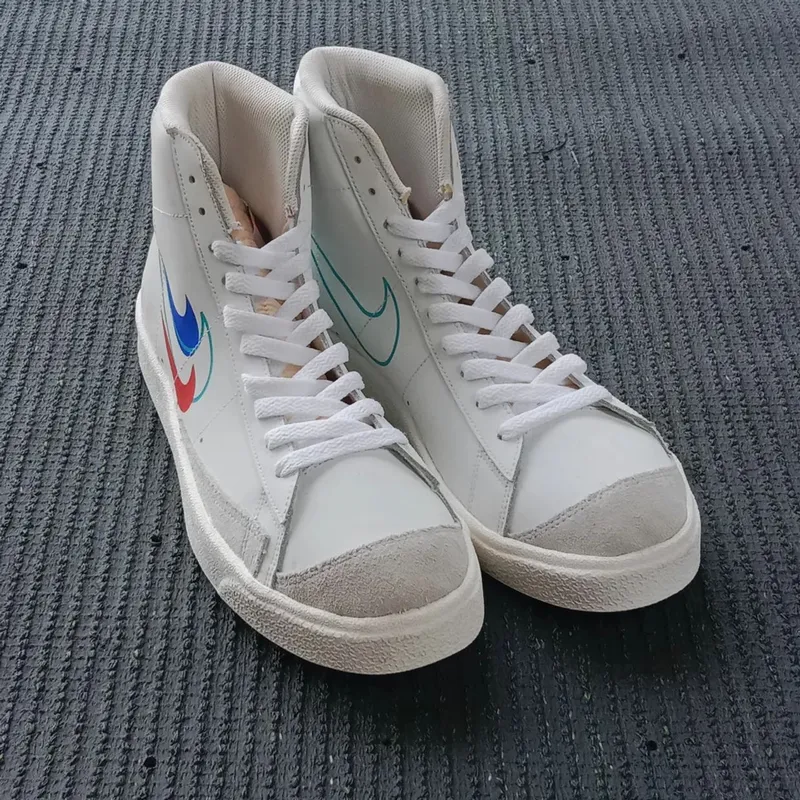 Nike Streetwear Casual Sneakers Pria white photo 1