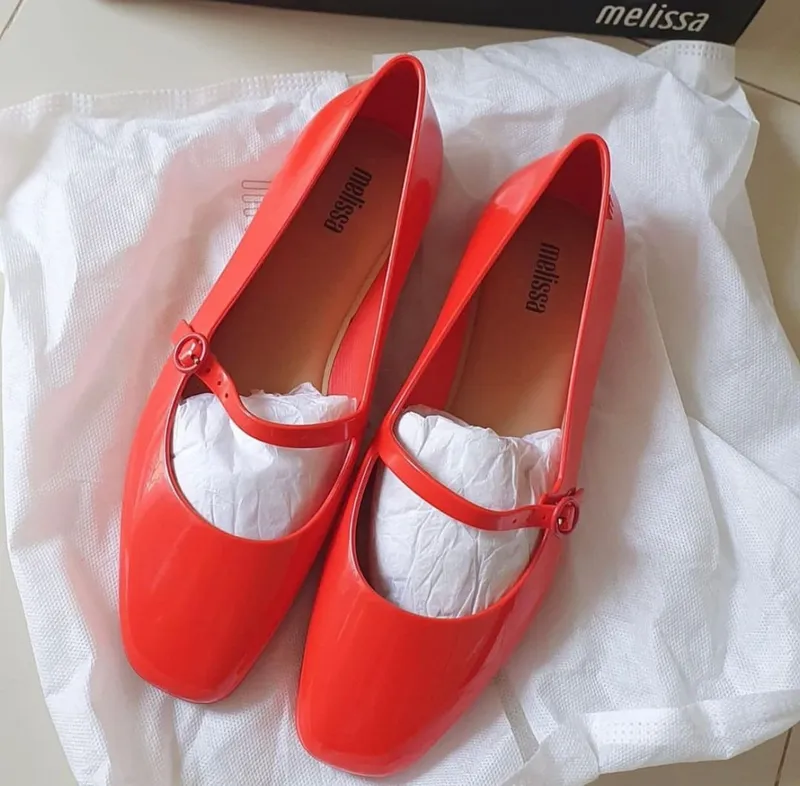 Melissa Flat Wanita red photo 1