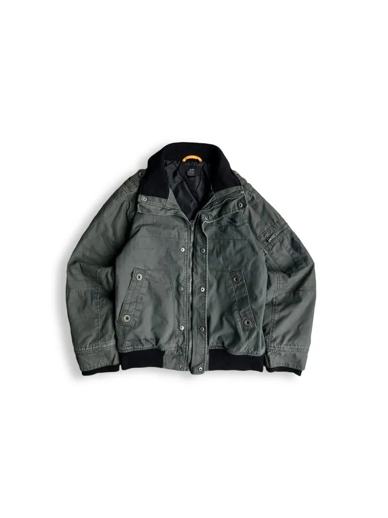 Vintage Sportswear Jacket Grey and green photo 1