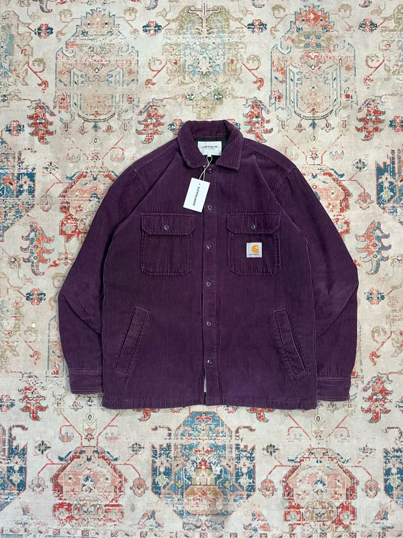CARHARTT WIP WHITSOME SHIRT JACKET CORDUROY BOYSENBERRY photo 1