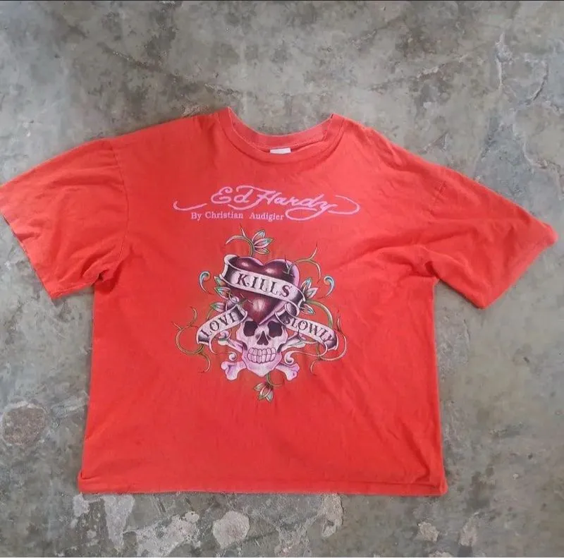 ED HARDY VINTAGE TSHIRT NOT TAPOUT BUCKAROO AFFLICTION XZAVI photo 1