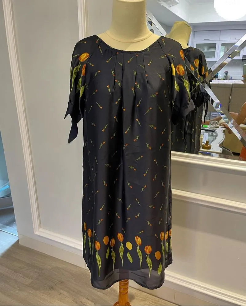 Dress bahan satin lembut photo 1