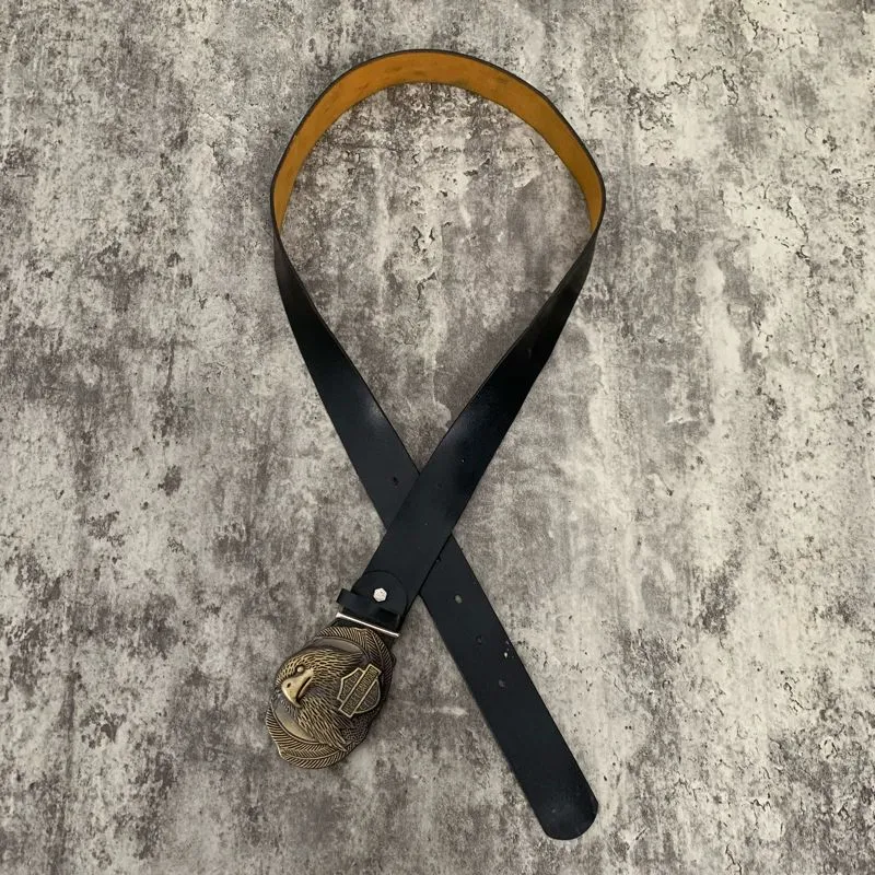 Leather harley davidson belt photo 1