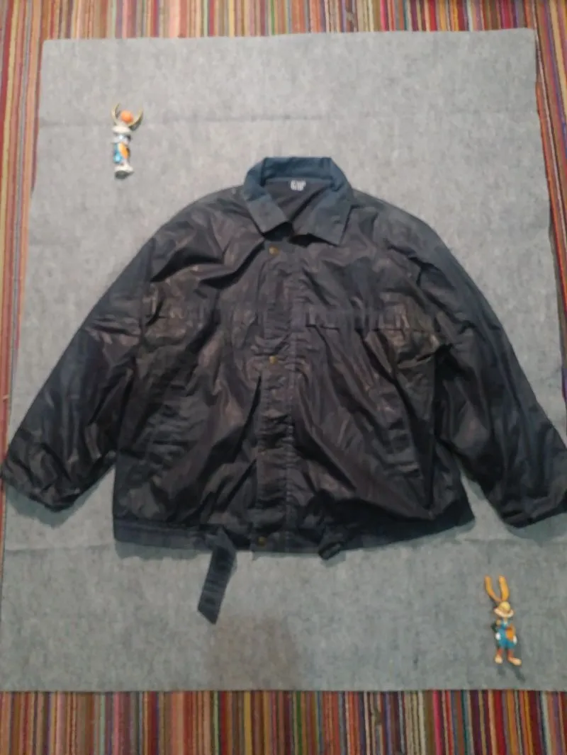 Jaket Motor Windbreaker GAP Semi Waterproof Navy Size XL-XXL photo 1