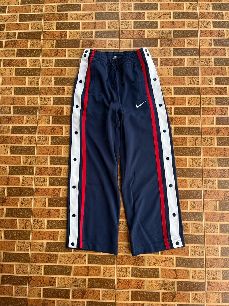 nike button track pants
