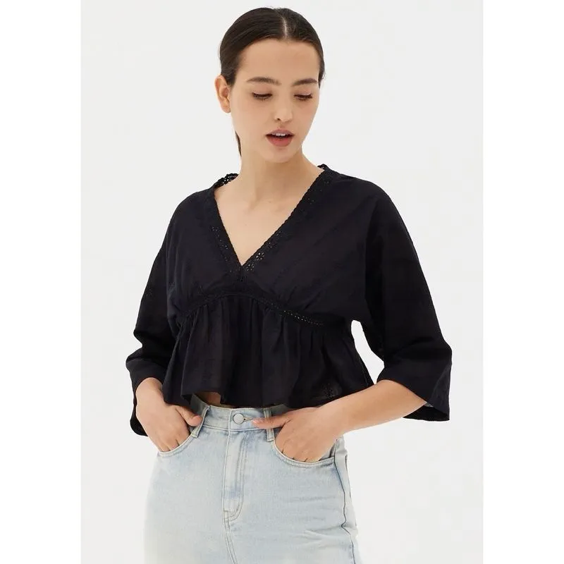 Love, Bonito - Atasan Wanita - Laila Broderie Relaxed Babydo photo 1